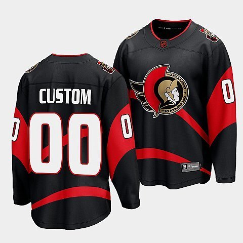 Ottawa Senators #custom-black-special-edition-2.0-breakaway-player-jersey Hockey Jersey hockey jersey product view 1