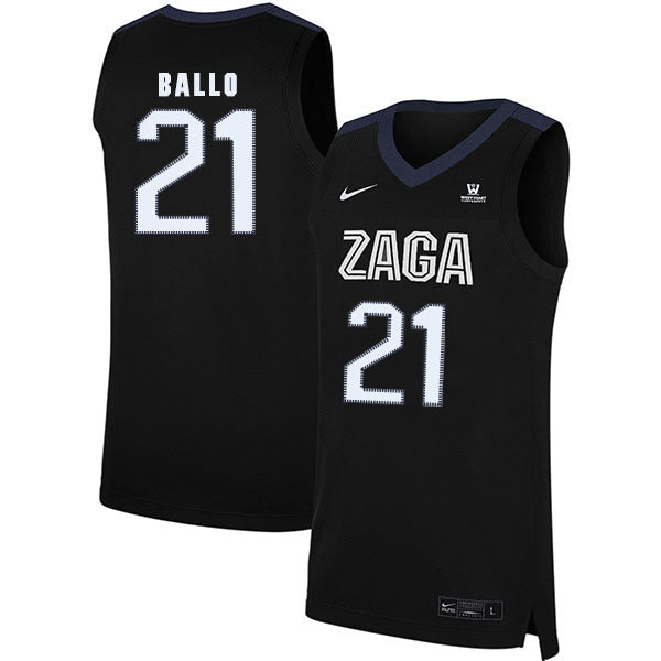 Oumar Ballo 21 Black College Football Jersey football jersey product view 1