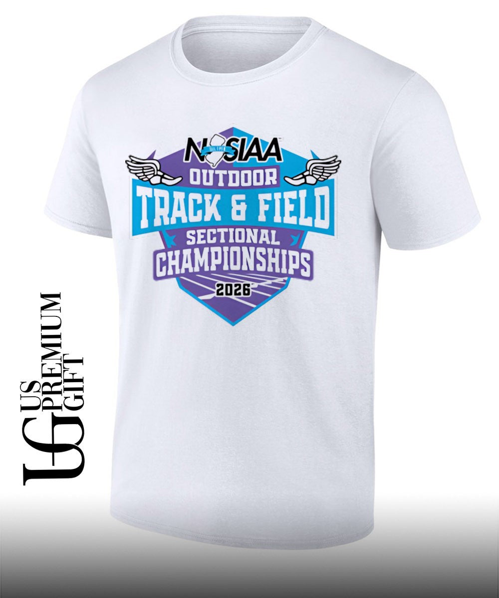 Outdoor Track & Field Sectional Championships NJSIAA 2026 shirt Unisex T-shirt, Sweatshirt, Hoodie, Long Sleeve Tee - T-Shirt, Sweatshirt, Hoodie
