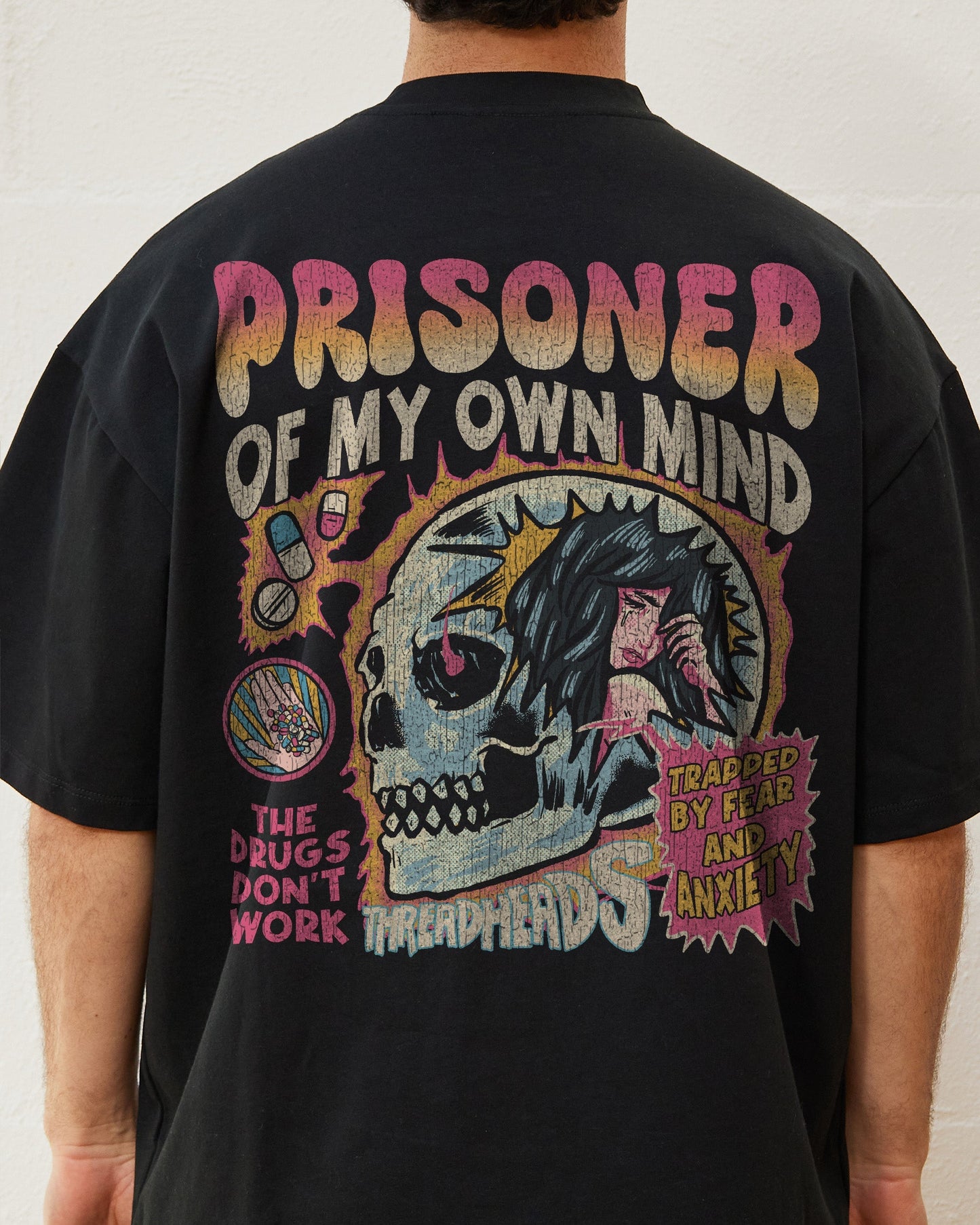 Prisoner Of My Own Mind Oversized Tee Unisex T-shirt, Sweatshirt, Hoodie, Long Sleeve Tee - T-Shirt, Sweatshirt, Hoodie