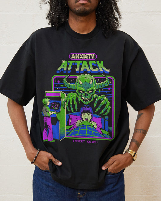 Anxiety Attack Oversized Tee Unisex T-shirt, Sweatshirt, Hoodie, Long Sleeve Tee - T-Shirt, Sweatshirt, Hoodie