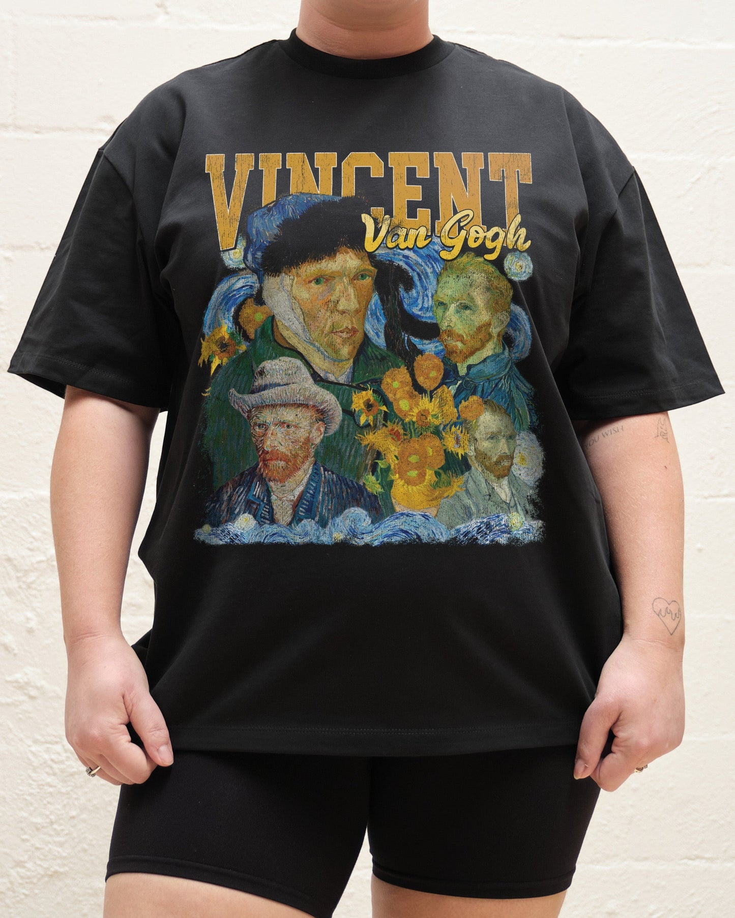 Vincent Van Gogh Oversized Tee Unisex T-shirt, Sweatshirt, Hoodie, Long Sleeve Tee - T-Shirt, Sweatshirt, Hoodie