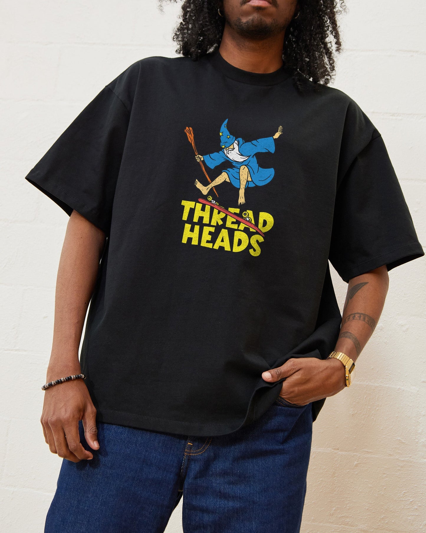 Skating Wizard Oversized Tee Unisex T-shirt, Sweatshirt, Hoodie, Long Sleeve Tee - T-Shirt, Sweatshirt, Hoodie