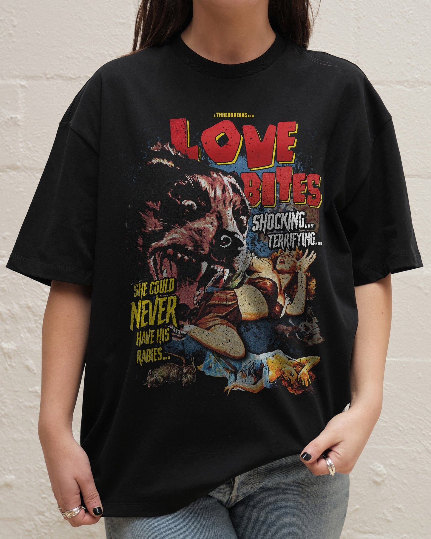 Love Bites Oversized Tee Unisex T-shirt, Sweatshirt, Hoodie, Long Sleeve Tee - T-Shirt, Sweatshirt, Hoodie