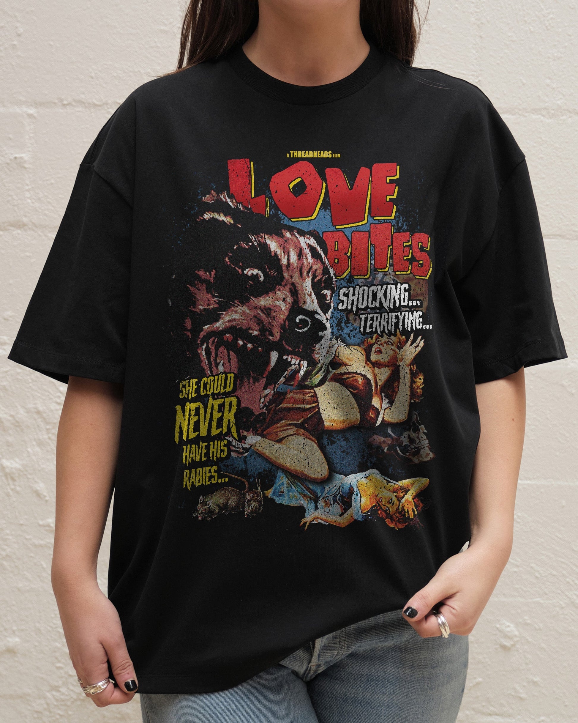 Love Bites Oversized Tee Unisex T-shirt, Sweatshirt, Hoodie, Long Sleeve Tee - T-Shirt, Sweatshirt, Hoodie