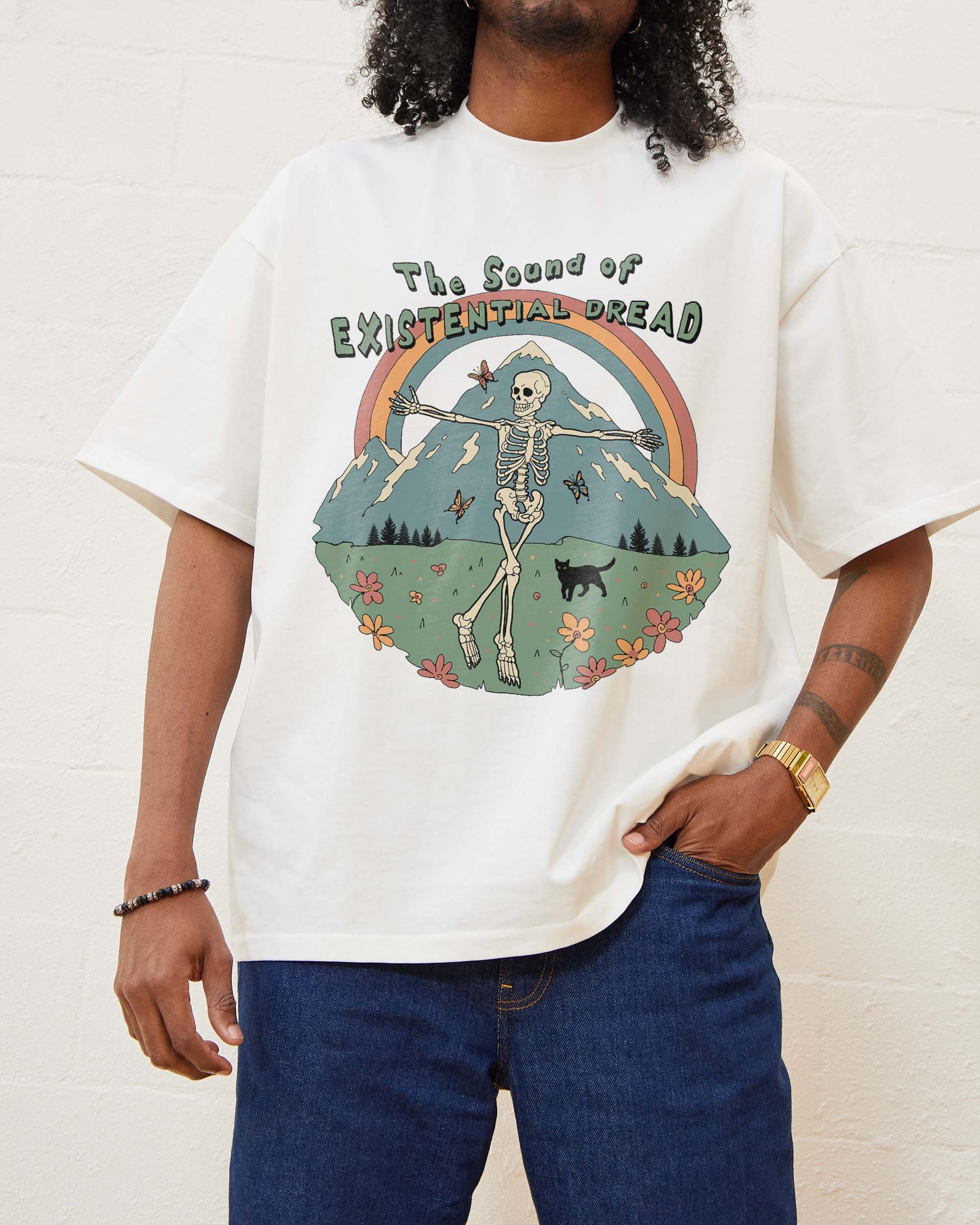 The Sound of Existential Dread Oversized Tee Unisex T-shirt, Sweatshirt, Hoodie, Long Sleeve Tee - T-Shirt, Sweatshirt, Hoodie