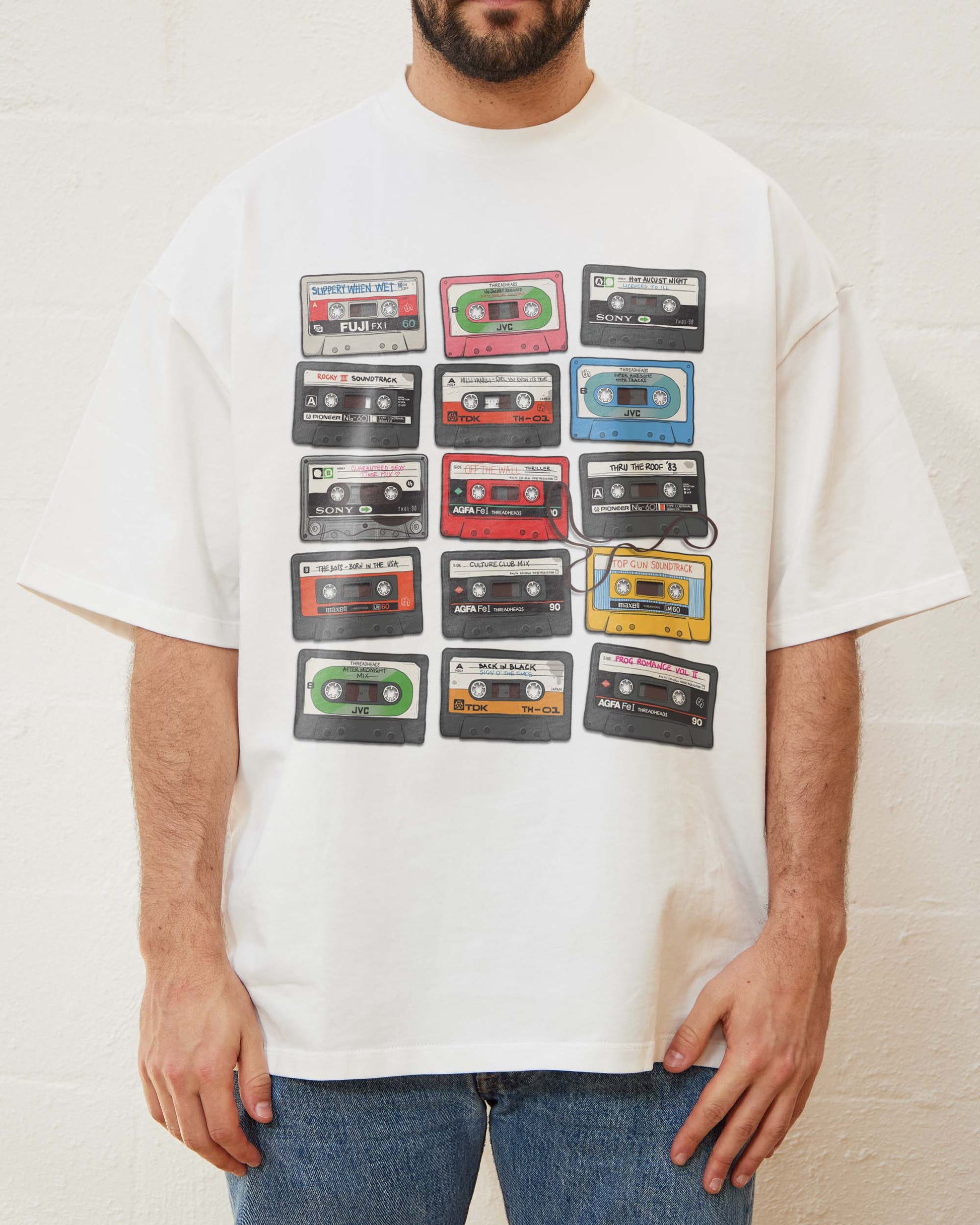 Cassette Tapes Oversized Tee Unisex T-shirt, Sweatshirt, Hoodie, Long Sleeve Tee - T-Shirt, Sweatshirt, Hoodie