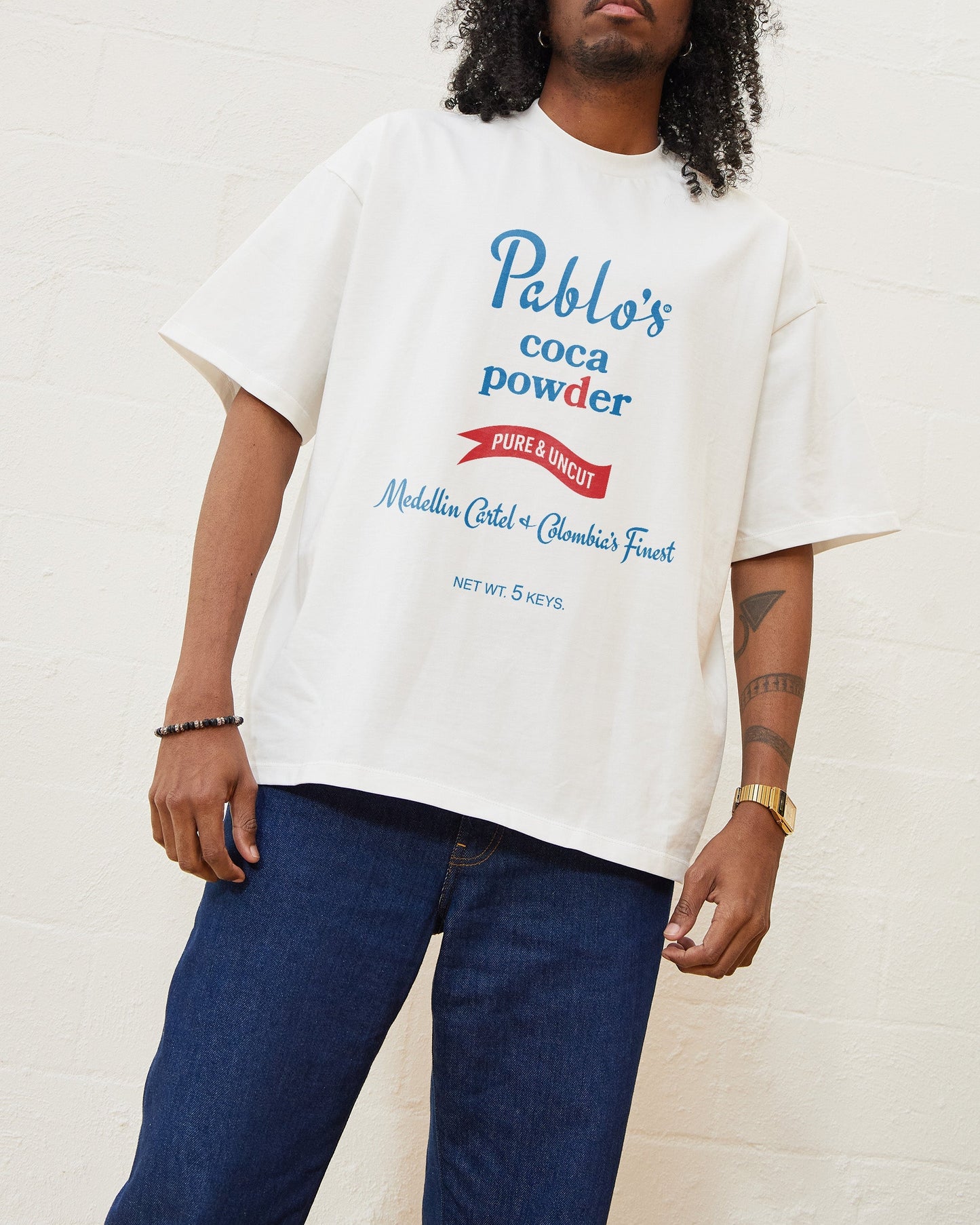 Pablo's Coca Powder Oversized Tee Unisex T-shirt, Sweatshirt, Hoodie, Long Sleeve Tee - T-Shirt, Sweatshirt, Hoodie