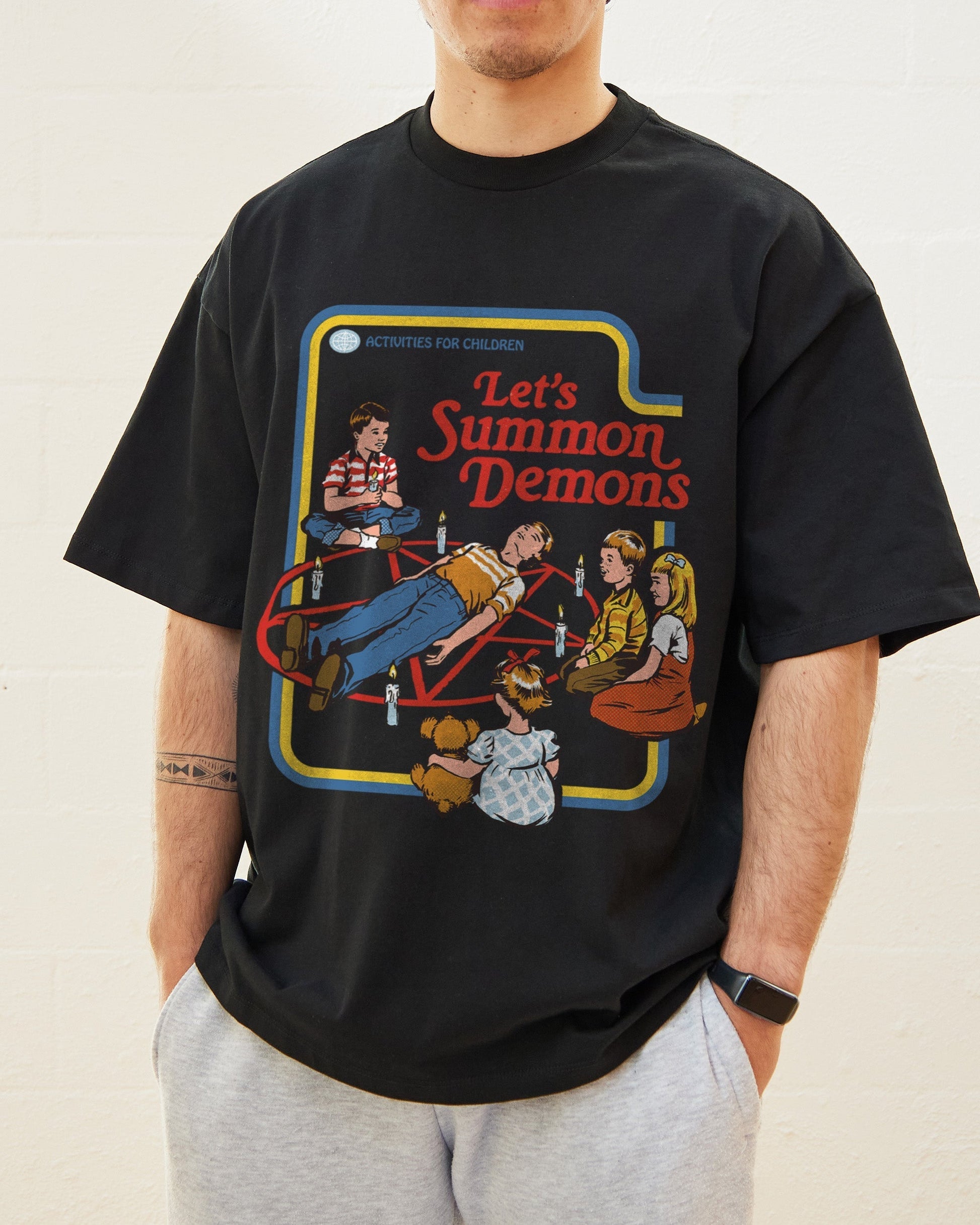 Let's Summon Demons Oversized Tee Unisex T-shirt, Sweatshirt, Hoodie, Long Sleeve Tee - T-Shirt, Sweatshirt, Hoodie