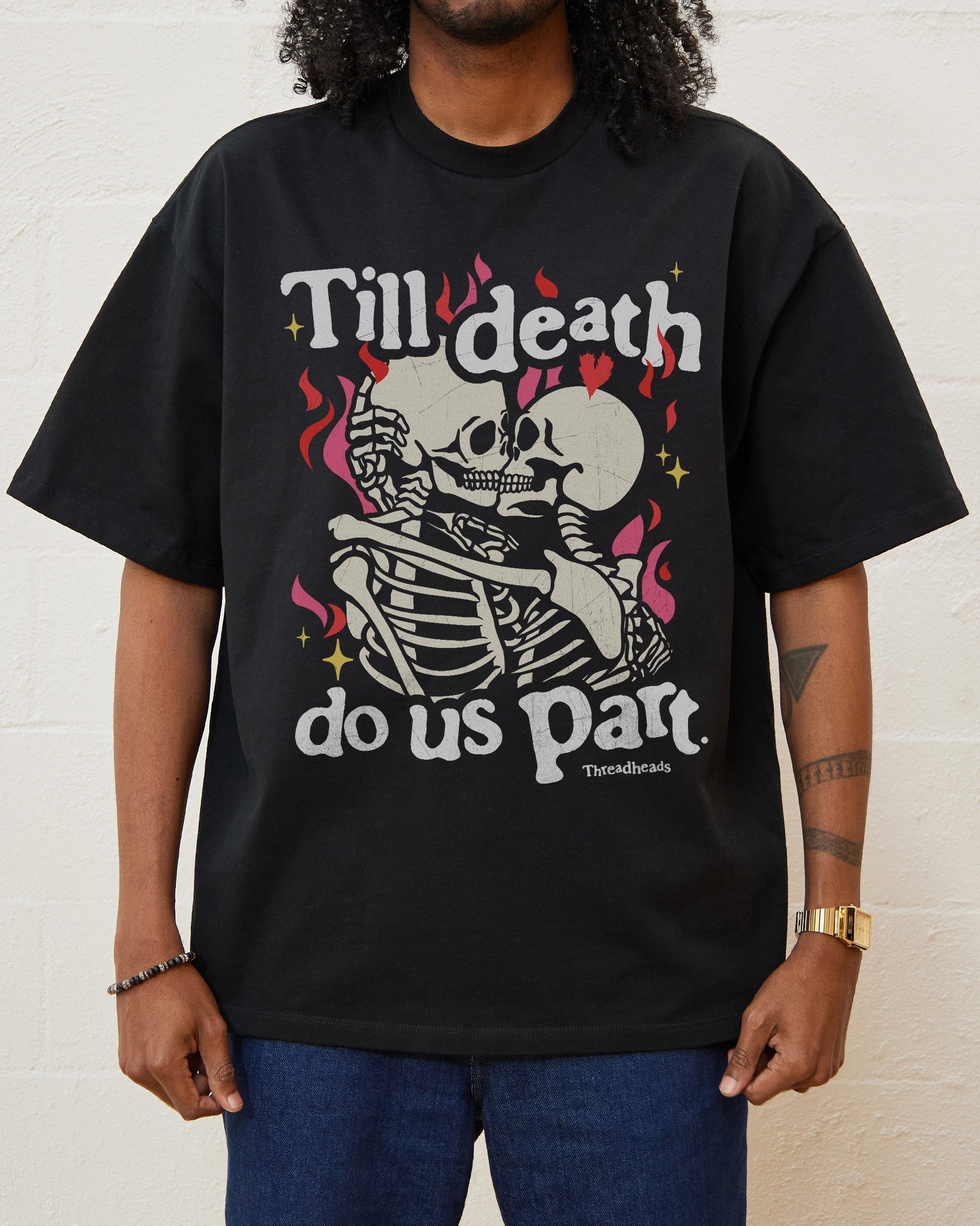 Till Death Do Us Part Oversized Tee Unisex T-shirt, Sweatshirt, Hoodie, Long Sleeve Tee - T-Shirt, Sweatshirt, Hoodie