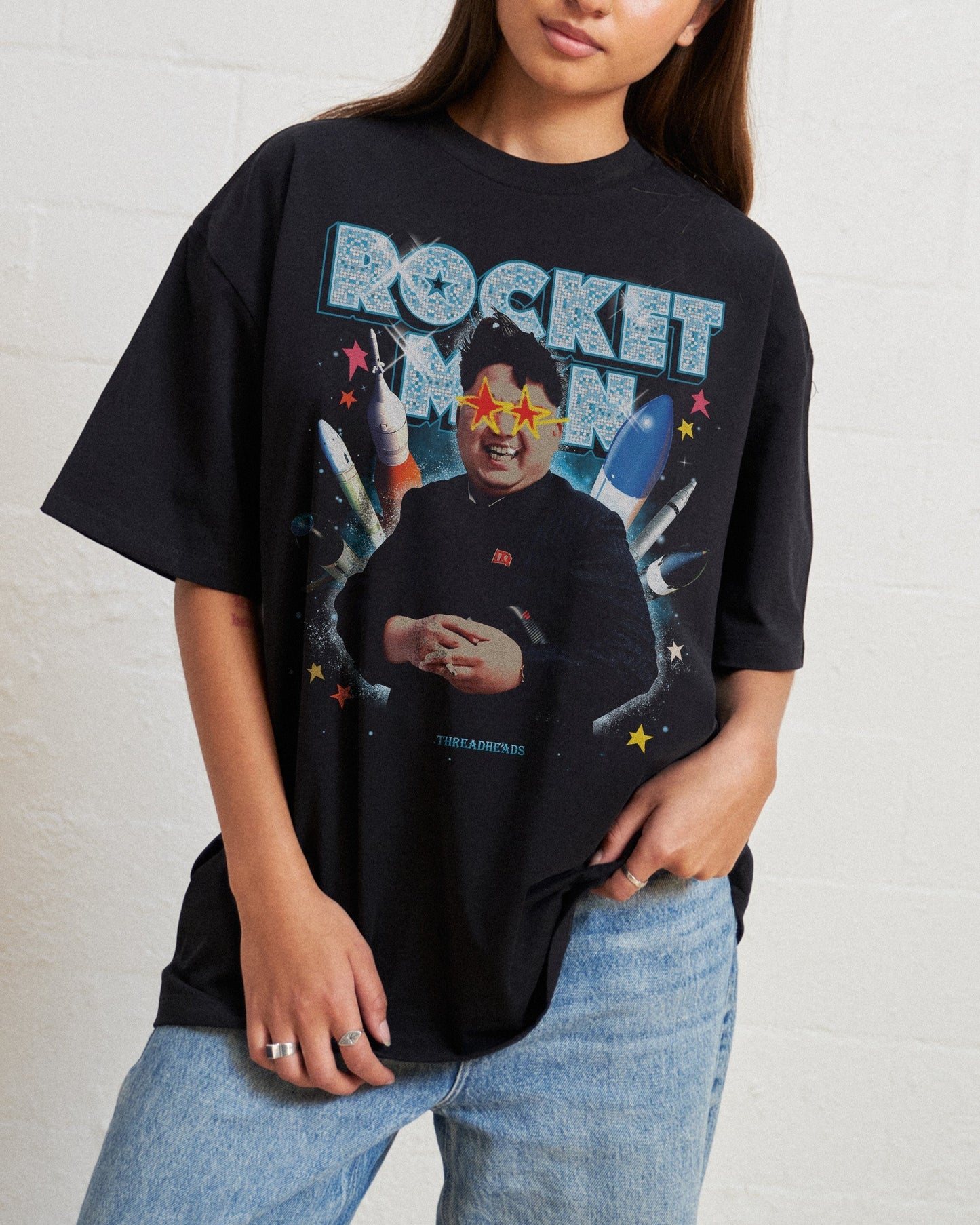 Rocket Man Oversized Tee Unisex T-shirt, Sweatshirt, Hoodie, Long Sleeve Tee - T-Shirt, Sweatshirt, Hoodie