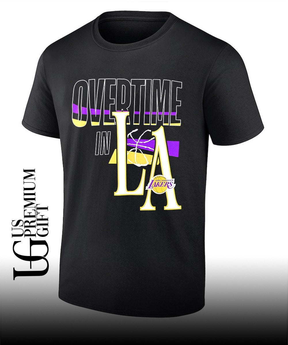 Overtime in Los Angeles Lakers basketball shirt Unisex T-shirt, Sweatshirt, Hoodie, Long Sleeve Tee - T-Shirt, Sweatshirt, Hoodie