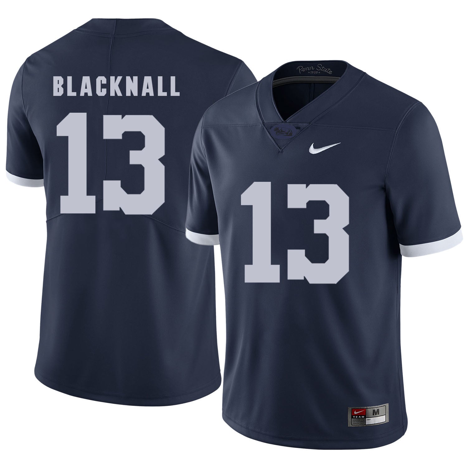 PENN STATE Blacknall 13 Navy College Football Jersey football jersey product view 1