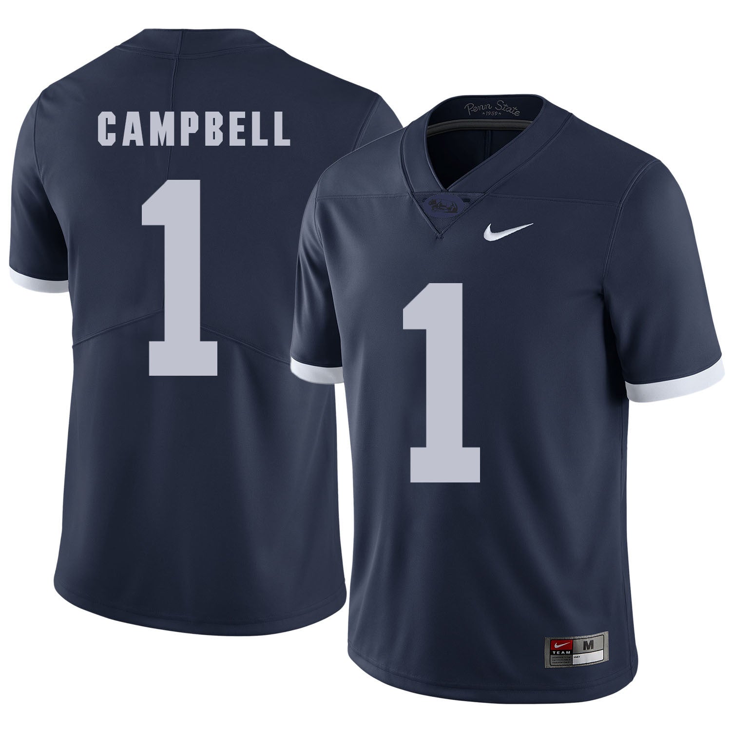 PENN STATE Campbell 1 Navy College Football Jersey football jersey product view 1