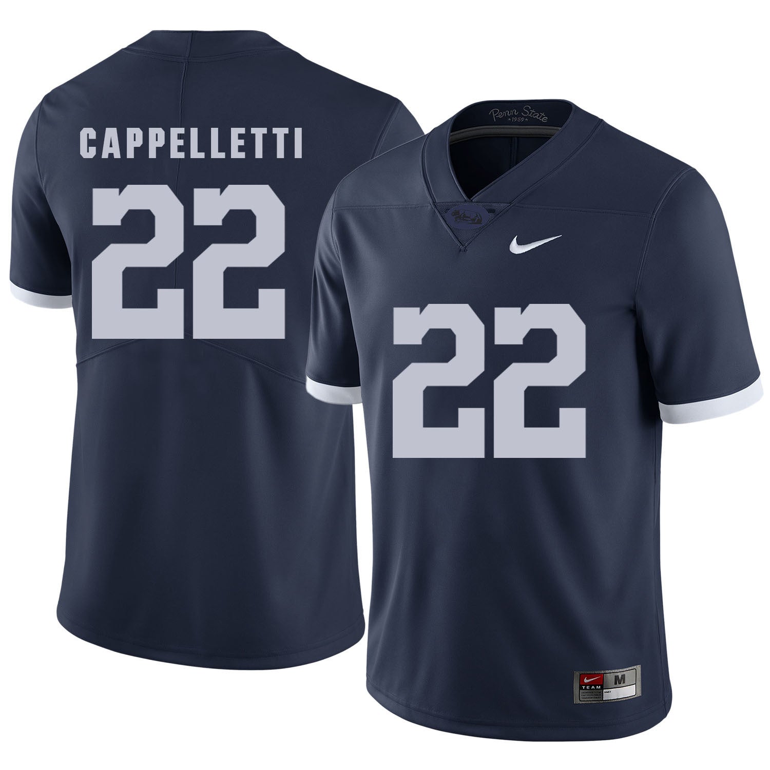 PENN STATE Cappelletti 22 Navy College Football Jersey football jersey product view 1