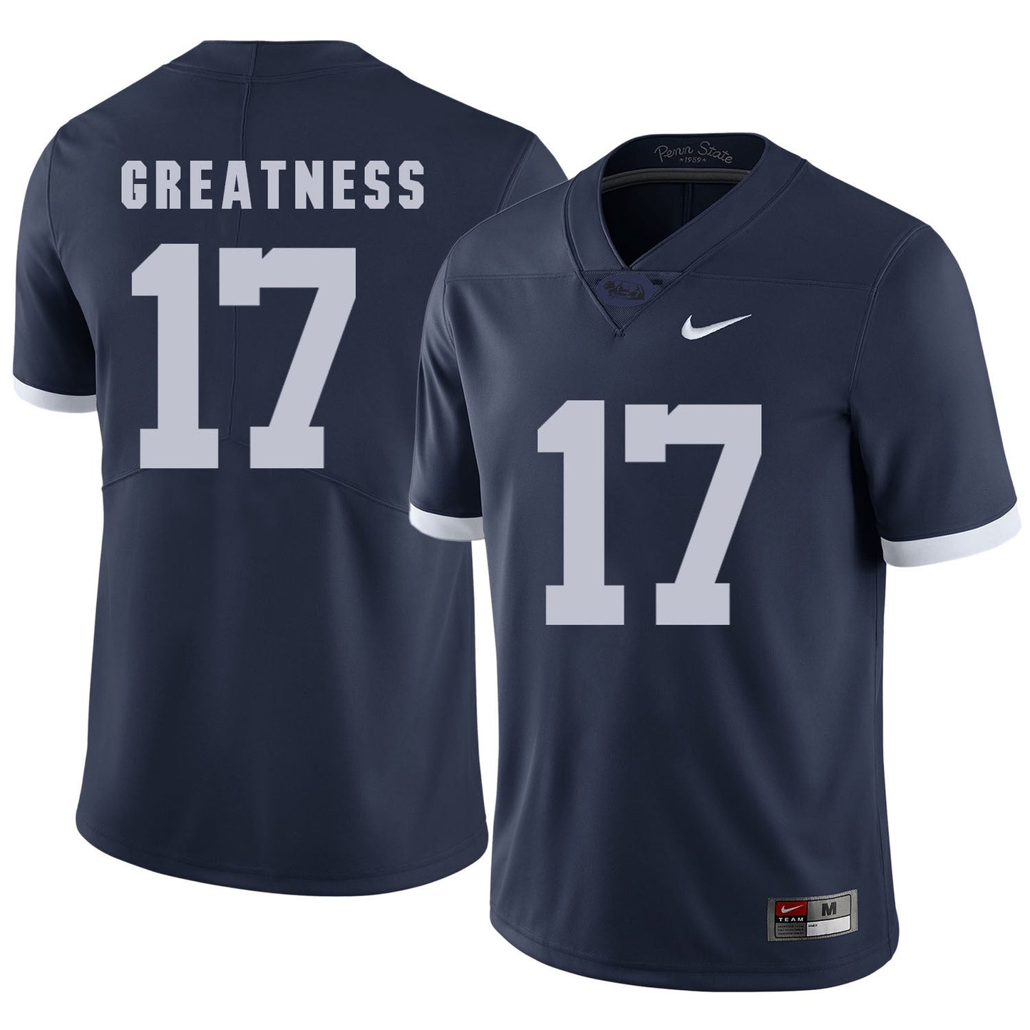 PENN STATE Greatness 17 Navy College Football Jersey football jersey product view 1