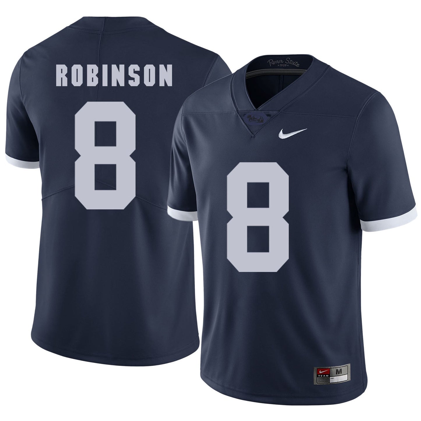PENN STATE Robinson 8 Navy College Football Jersey football jersey product view 1