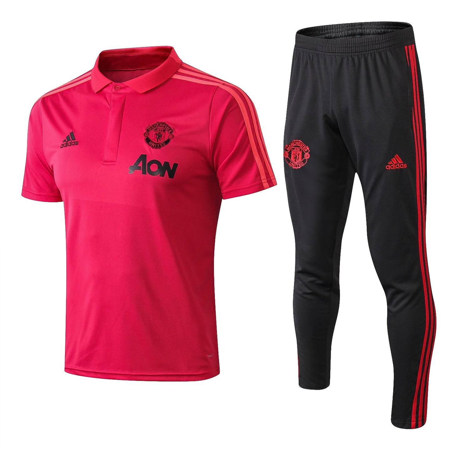 POLO MAN UNITED RED SUIT 1 Soccer Jersey sports jersey product view 1