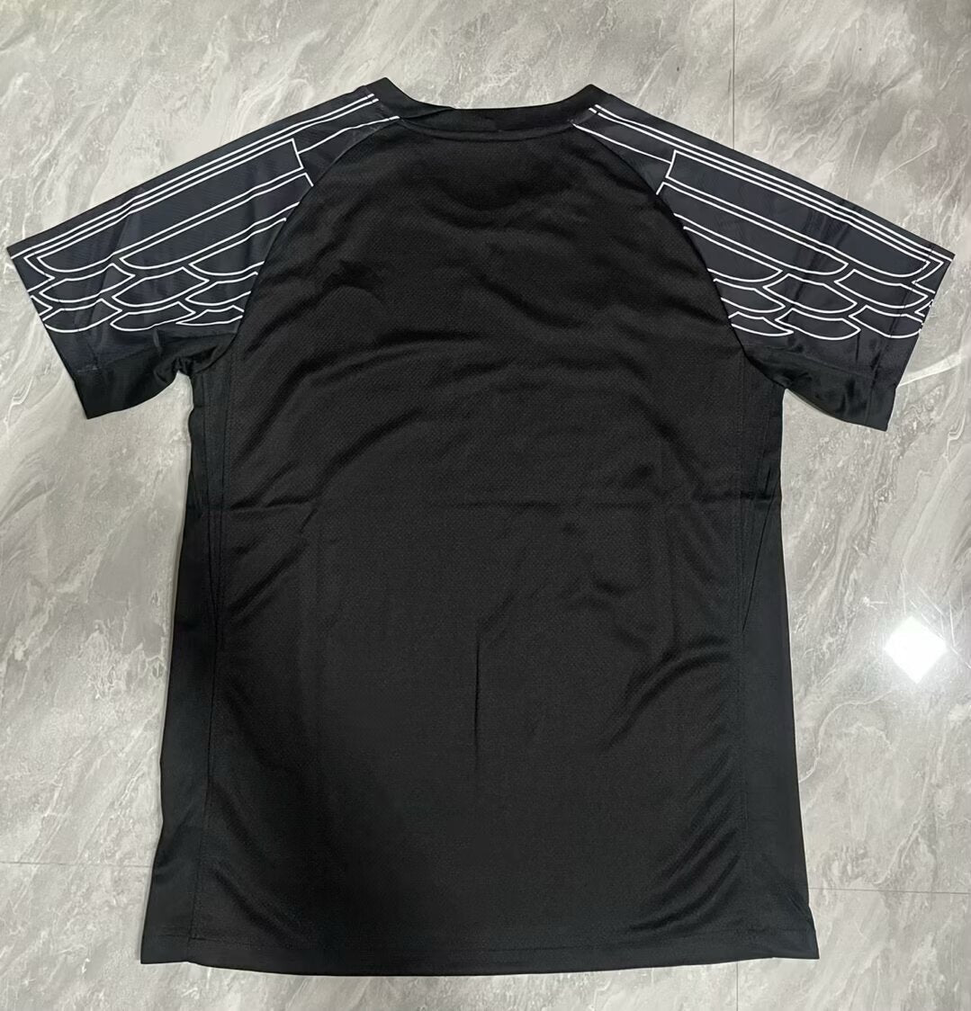 PSG Black Style 1 Soccer Jersey sports jersey product view 1