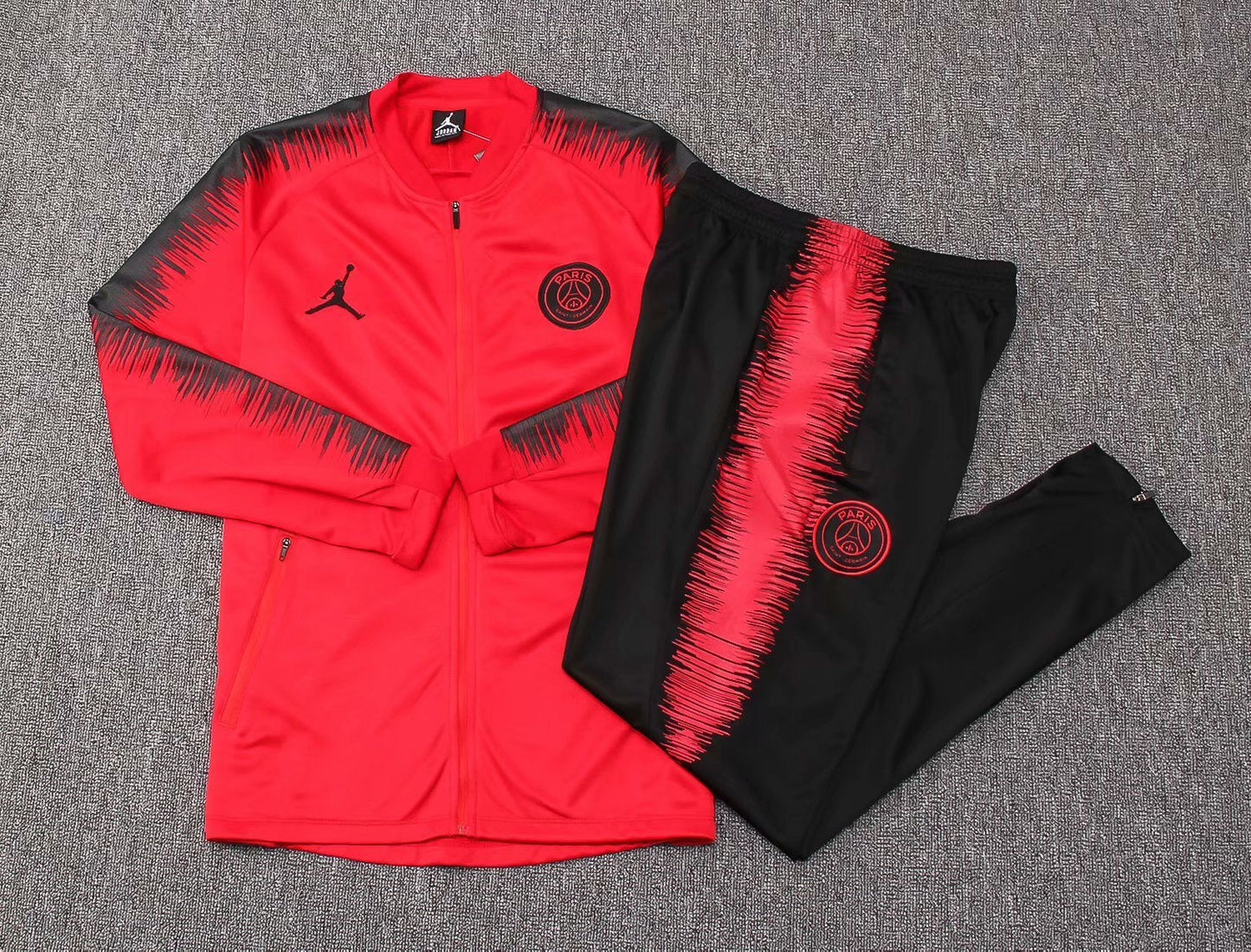 PSG LONG RED 3 Soccer Jersey sports jersey product view 1