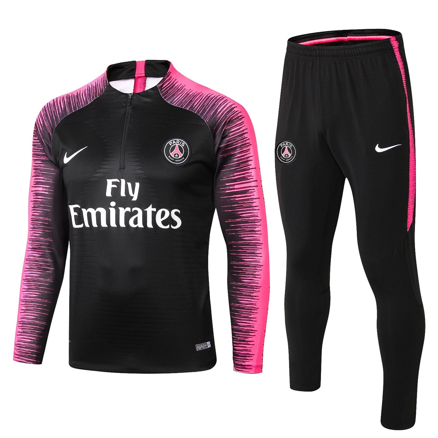 PSG STEEL BLACK 1819 Black Soccer Jersey sports jersey product view 1