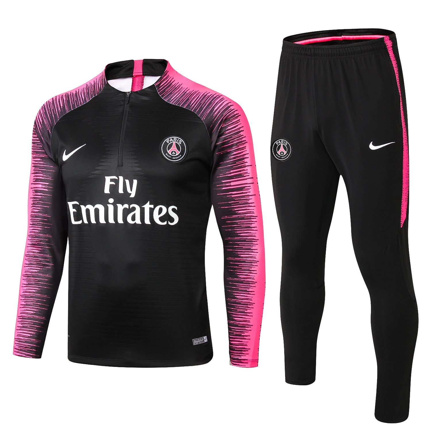 PSG STEEL BLACK 1819 Black Soccer Jersey sports jersey product view 1