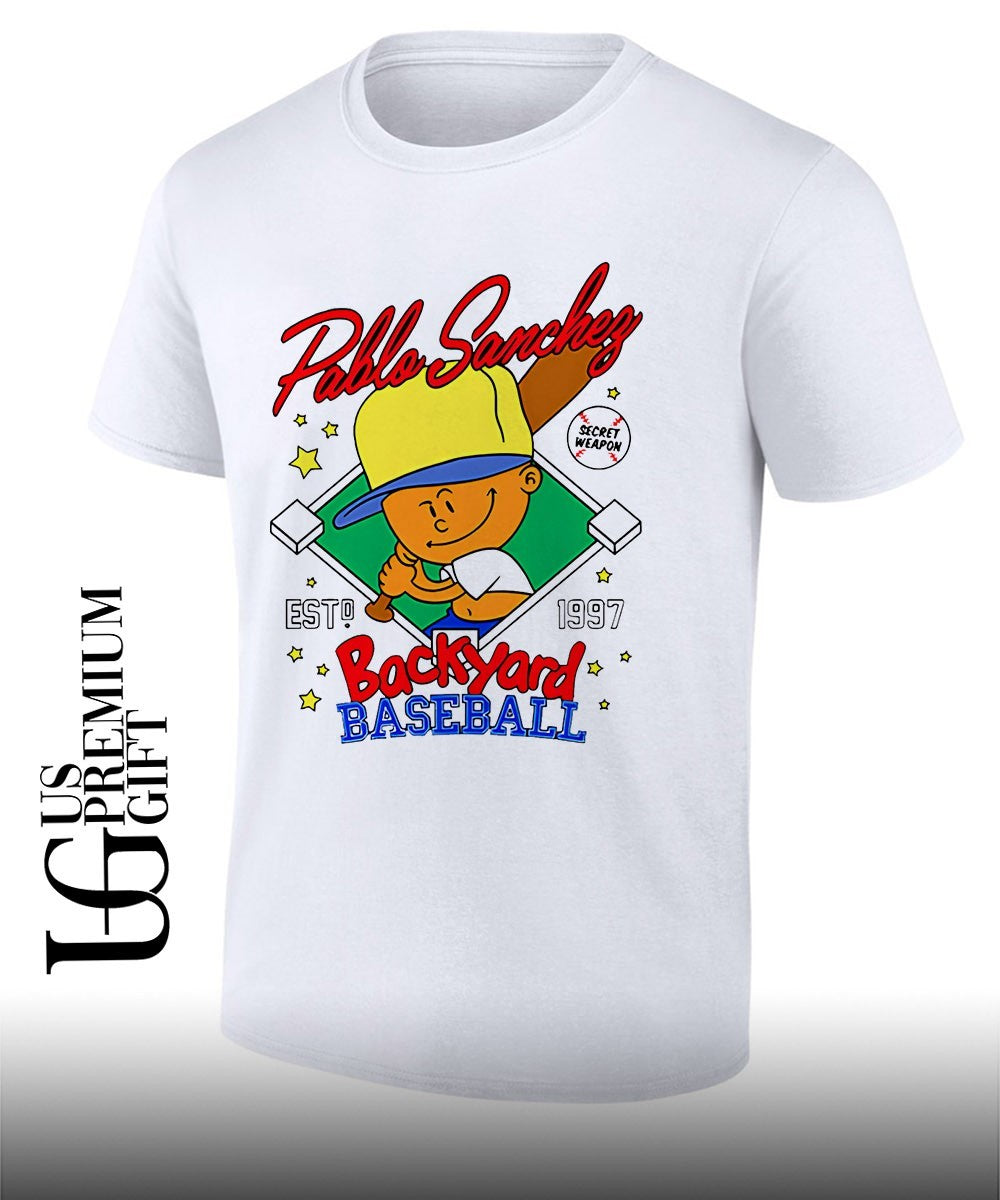 Pablo Sanchez Backyard baseball 1997 shirt Unisex T-shirt, Sweatshirt, Hoodie, Long Sleeve Tee - T-Shirt, Sweatshirt, Hoodie