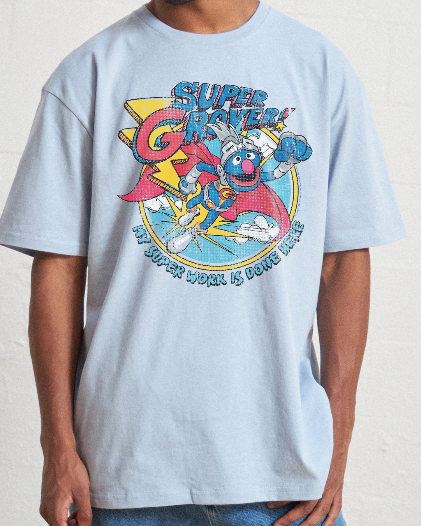 Super Grover Vintage T-Shirt Unisex T-shirt, Sweatshirt, Hoodie, Long Sleeve Tee - T-Shirt, Sweatshirt, Hoodie