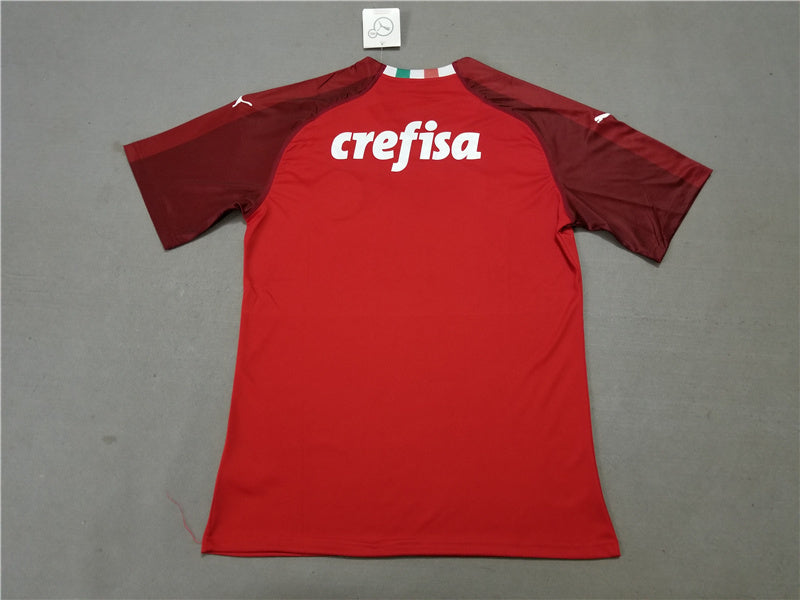 Palmeiras red goalkeeper served soccer jersey 19-20 season Style 1 sports jersey product view 1