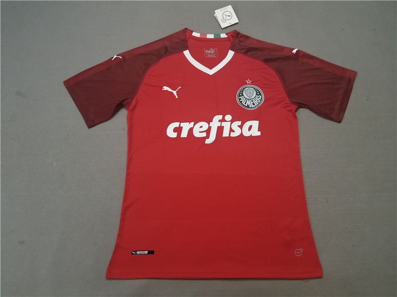 Palmeiras red goalkeeper served soccer jersey 19-20 season Style 2 sports jersey product view 1