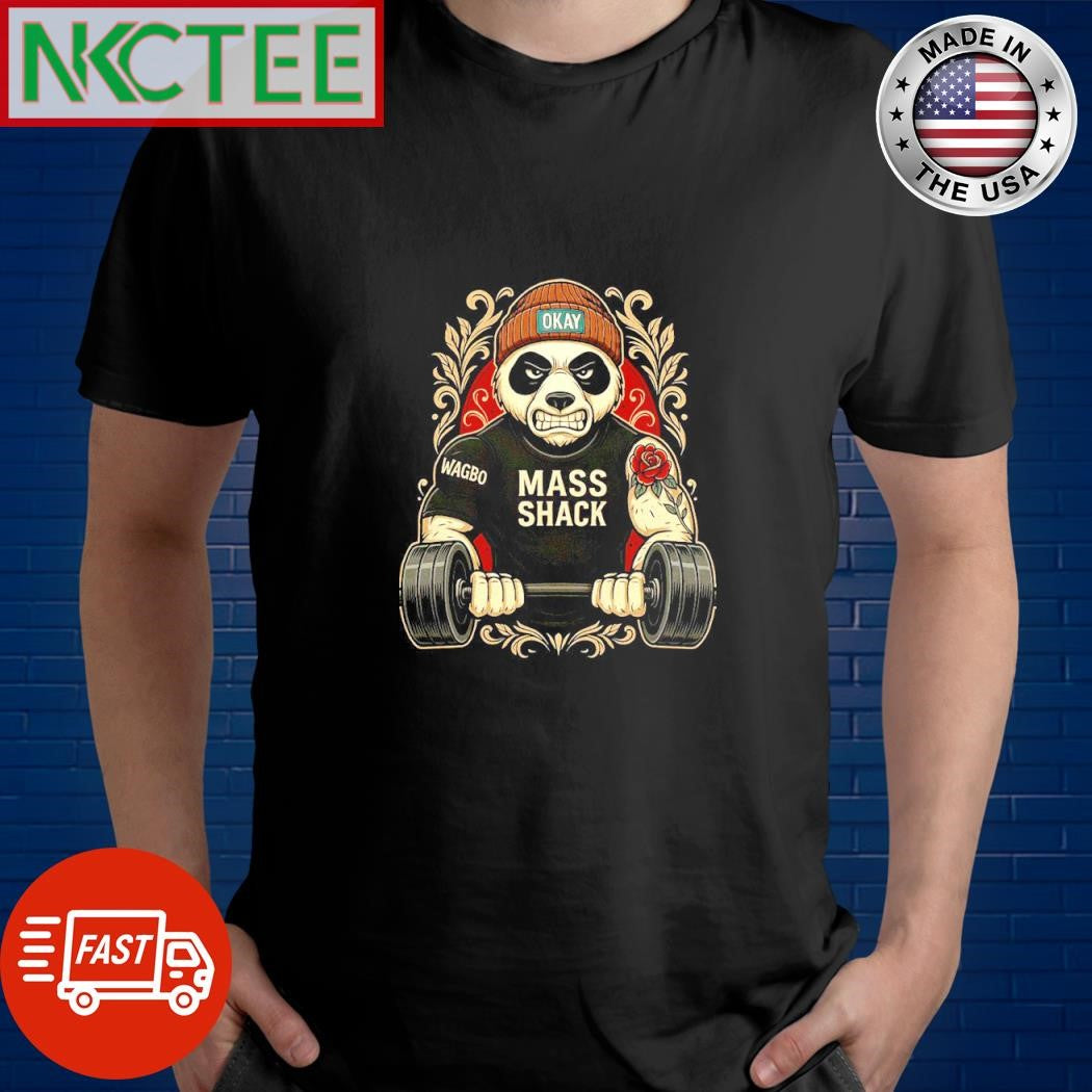 Panda gym angry mass shack shirt Unisex T-shirt, Sweatshirt, Hoodie, Long Sleeve Tee - T-Shirt, Sweatshirt, Hoodie