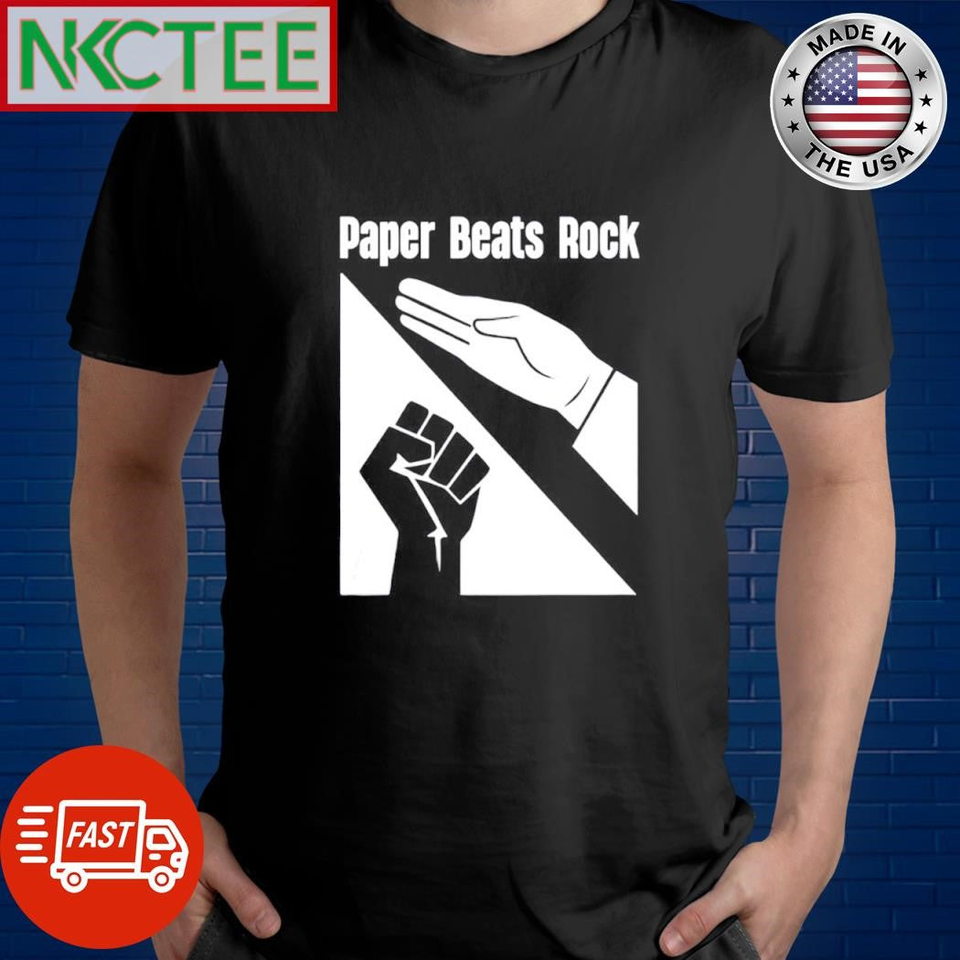 Paper Beats Rock shirt Unisex T-shirt, Sweatshirt, Hoodie, Long Sleeve Tee - T-Shirt, Sweatshirt, Hoodie