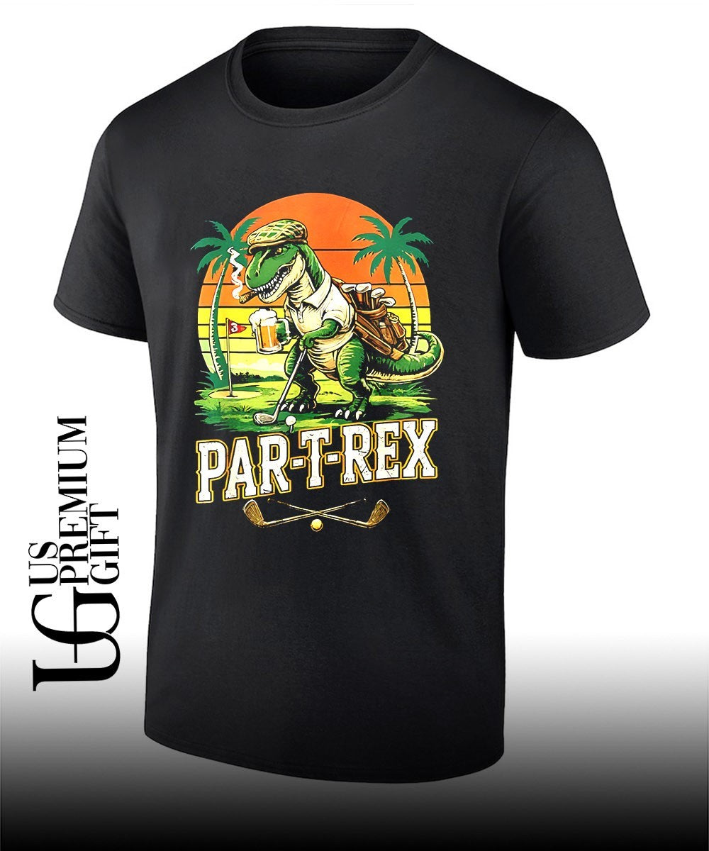Par-T-Rex Golf Party Dinosaur Golfer shirt Unisex T-shirt, Sweatshirt, Hoodie, Long Sleeve Tee - T-Shirt, Sweatshirt, Hoodie