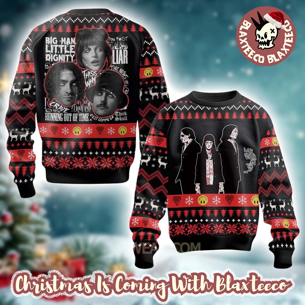 Paramore Big Man Little Dignity Ugly Christmas Sweater Unisex T-shirt, Sweatshirt, Hoodie, Long Sleeve Tee - T-Shirt, Sweatshirt, Hoodie