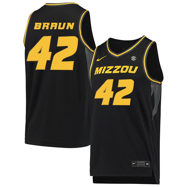 Parker Braun 42 Black College Football Jersey football jersey product view 1