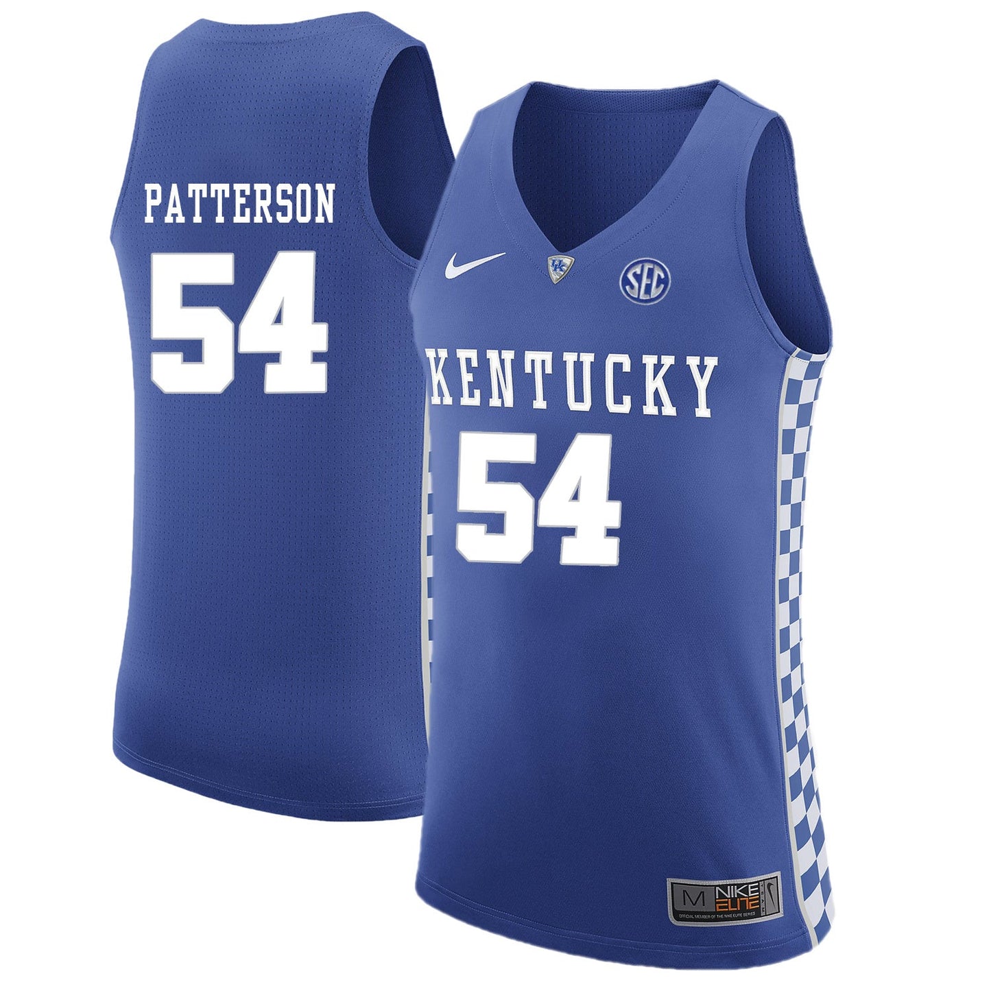 Patrick Patterson 54 Blue .1jpg College Football Jersey football jersey product view 1