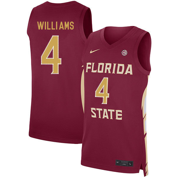 Patrick Williams 4 Red College Football Jersey football jersey product view 1