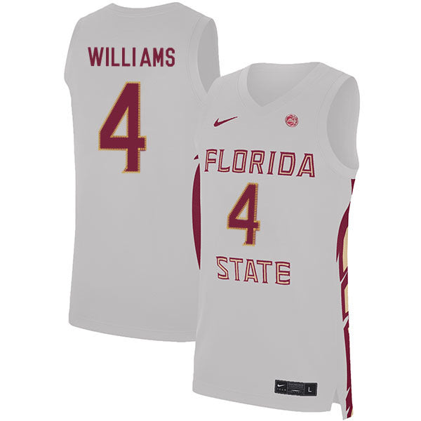 Patrick Williams 4 White College Football Jersey football jersey product view 1