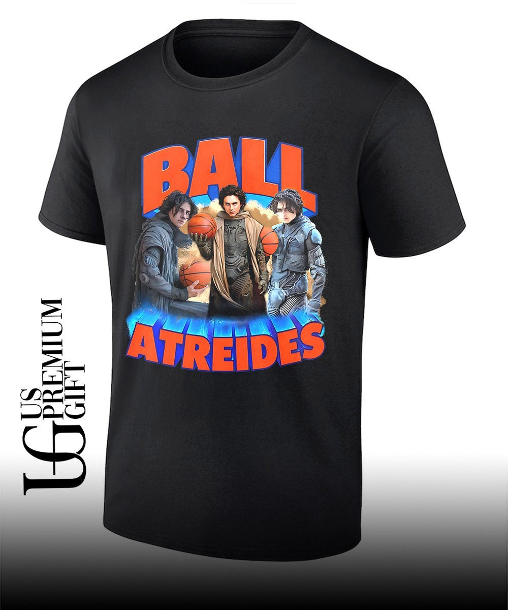 Paul Atreides Ball Atreides holding basketballs basketball 2026 Dune movie graphic shirt Unisex T-shirt, Sweatshirt, Hoodie, Long Sleeve Tee - T-Shirt, Sweatshirt, Hoodie