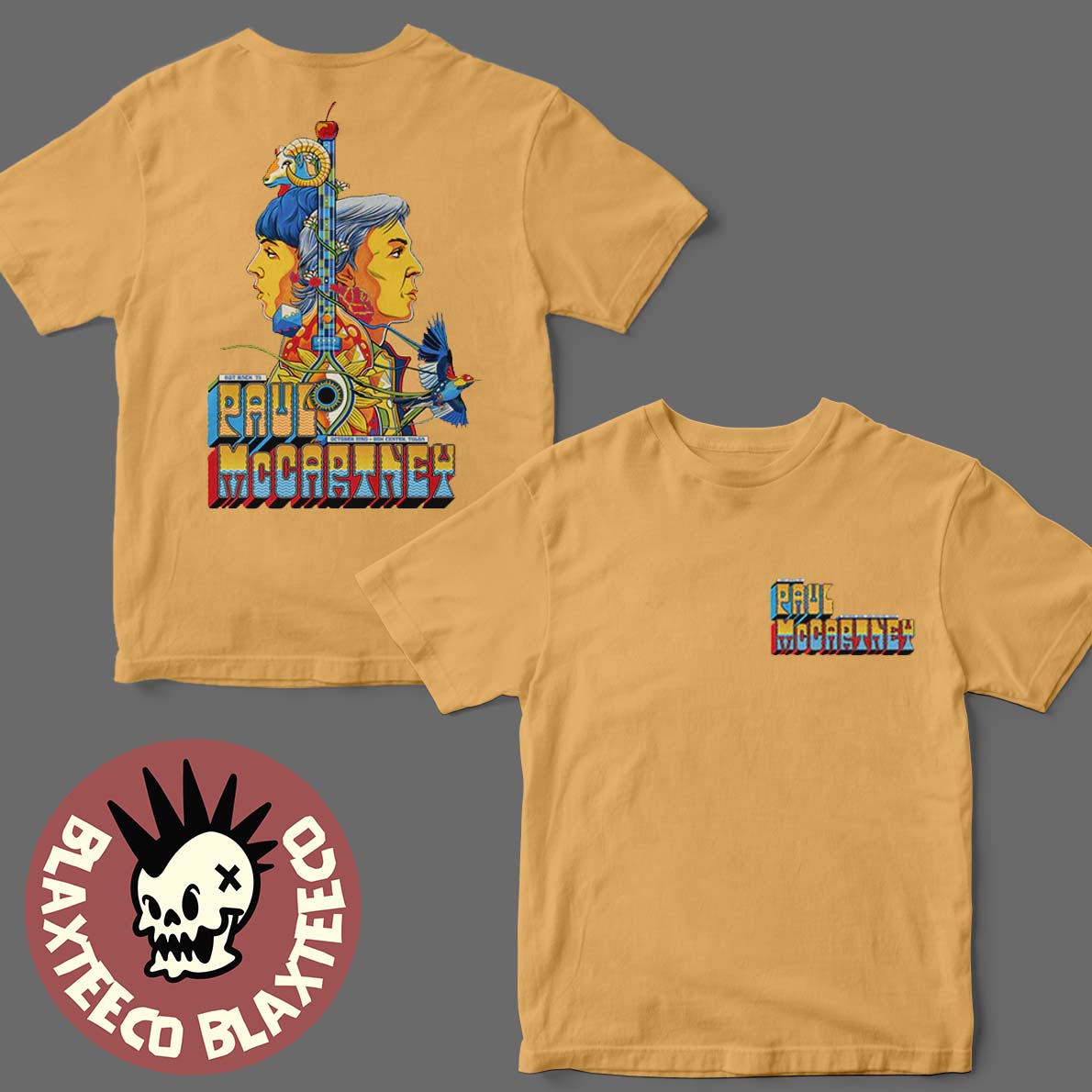 Paul McCartney Bok Center Tulsa 2025 Event Tee On October 22 2025 Got Back Tour 2025 Two Sided T-Shirt - T-Shirt, Sweatshirt, Hoodie