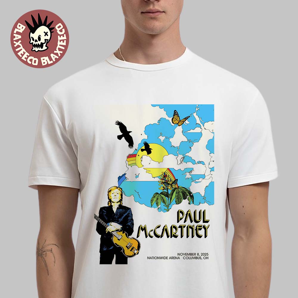 Paul McCartney Columbus Ohio 2025 Got Back Tour Event Tee At Nationwide Arena On November 8 2025 T-Shirt - T-Shirt, Sweatshirt, Hoodie
