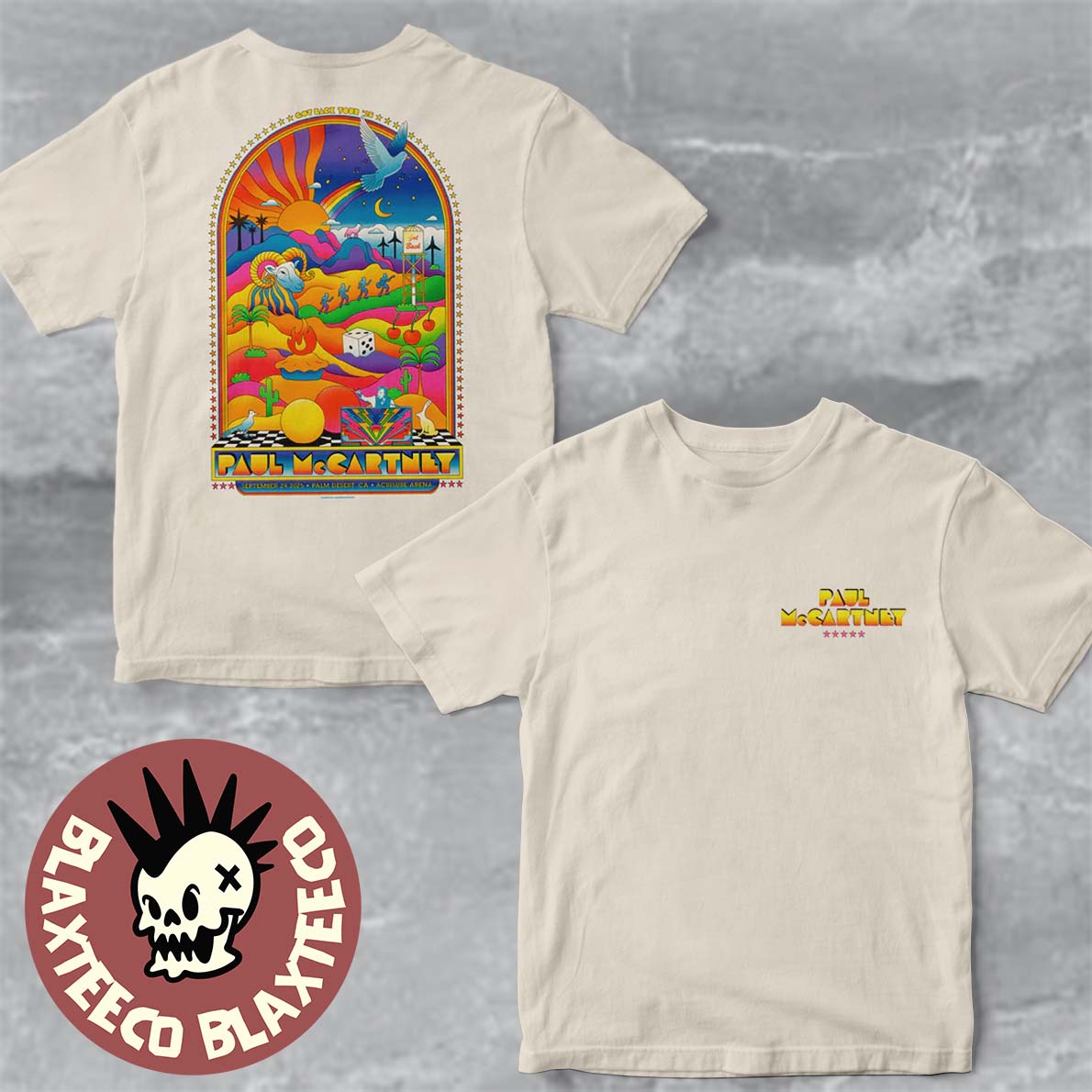 Paul McCartney Palm Desert California 2025 Event Tee At Acrisure Arena On September 29 2025 Got Back Tour 25 Two Sided T-Shirt - T-Shirt, Sweatshirt, Hoodie