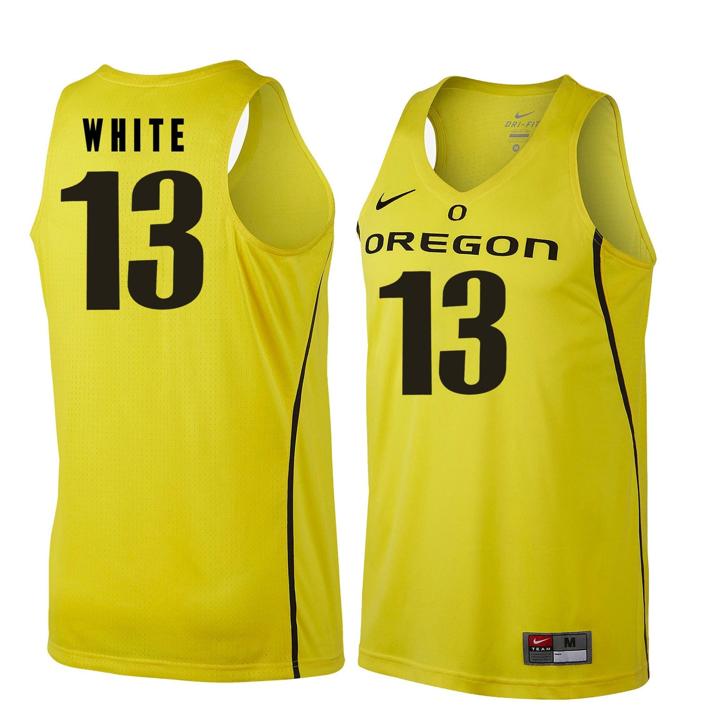 Paul White 13 Yellow College Football Jersey football jersey product view 1