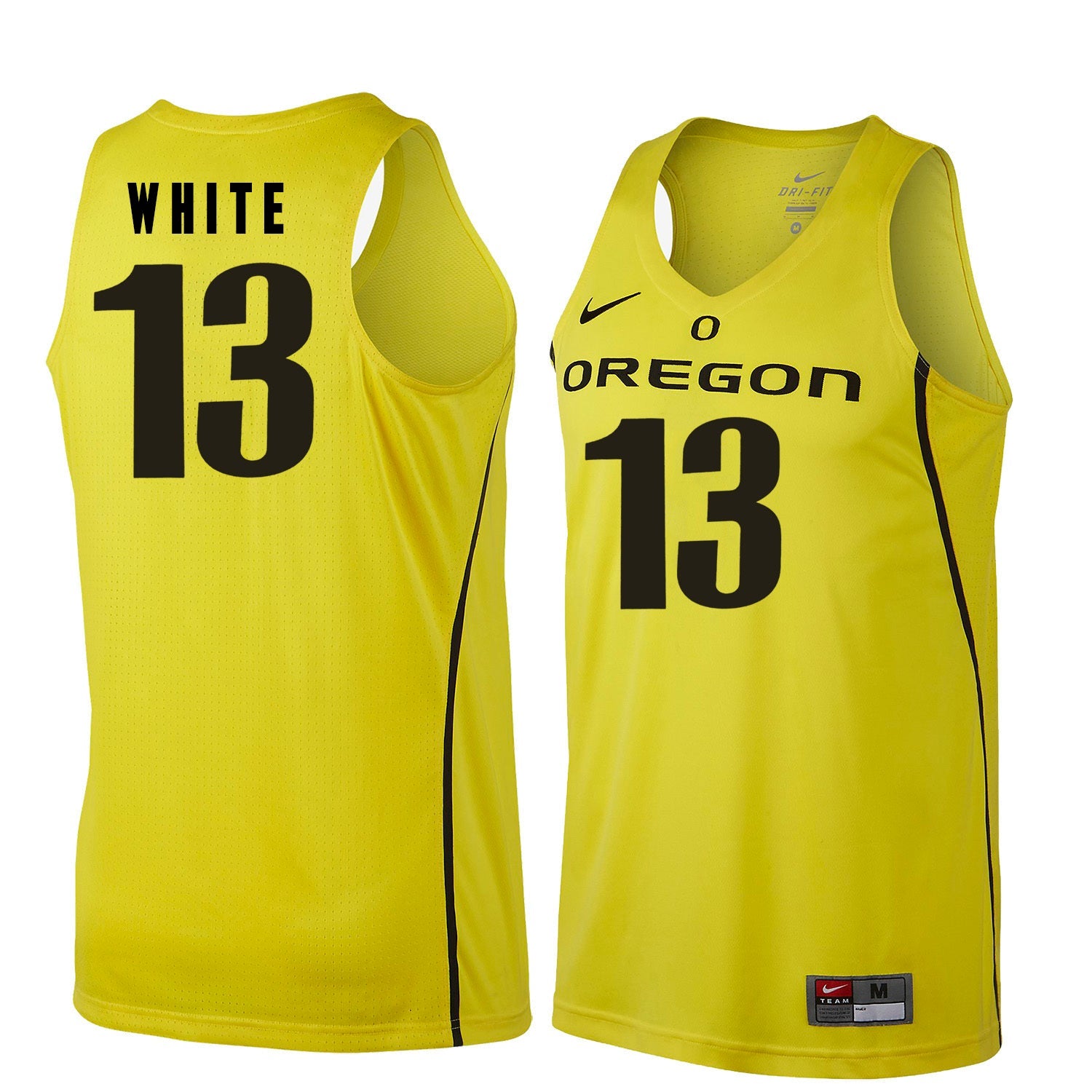 Paul White 13 Yellow College Football Jersey football jersey product view 1