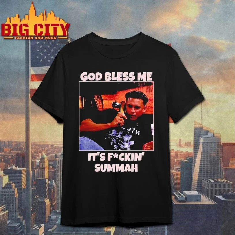 Pauly D God Bless Me Its Fucken Summah shirt Unisex T-shirt, Sweatshirt, Hoodie, Long Sleeve Tee - T-Shirt, Sweatshirt, Hoodie