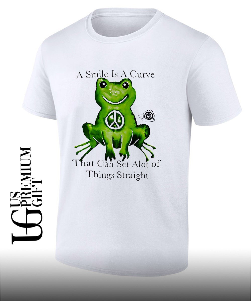Peace Frog is a curve that can set alot of Things Straight shirt Unisex T-shirt, Sweatshirt, Hoodie, Long Sleeve Tee - T-Shirt, Sweatshirt, Hoodie
