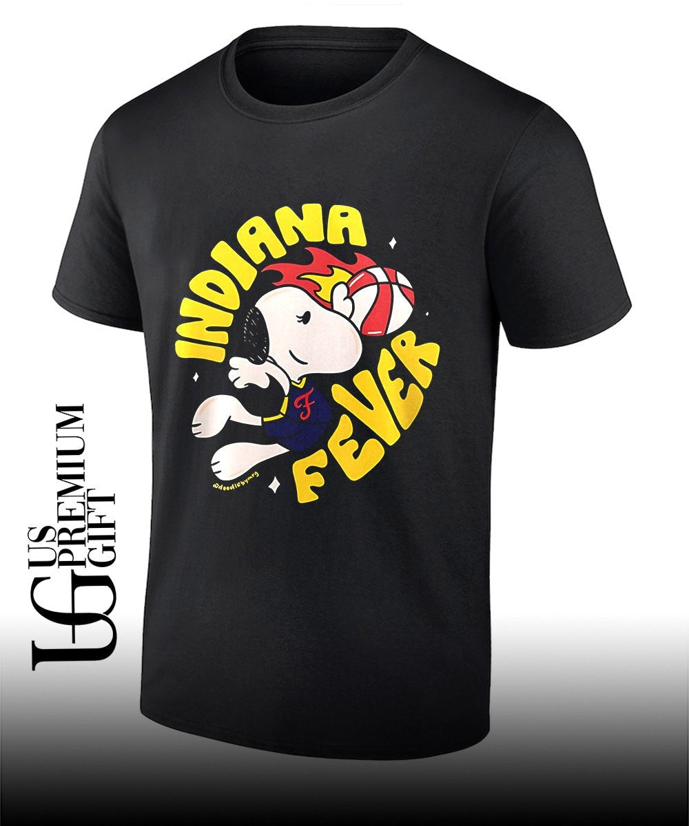 Peanuts Indiana Fever Night 2026 NBA Champions shirt Unisex T-shirt, Sweatshirt, Hoodie, Long Sleeve Tee - T-Shirt, Sweatshirt, Hoodie