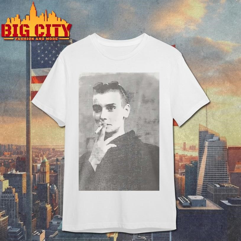 Pedro Pascal Sinead O’Connor Smoking Shirt Unisex T-shirt, Sweatshirt, Hoodie, Long Sleeve Tee - T-Shirt, Sweatshirt, Hoodie
