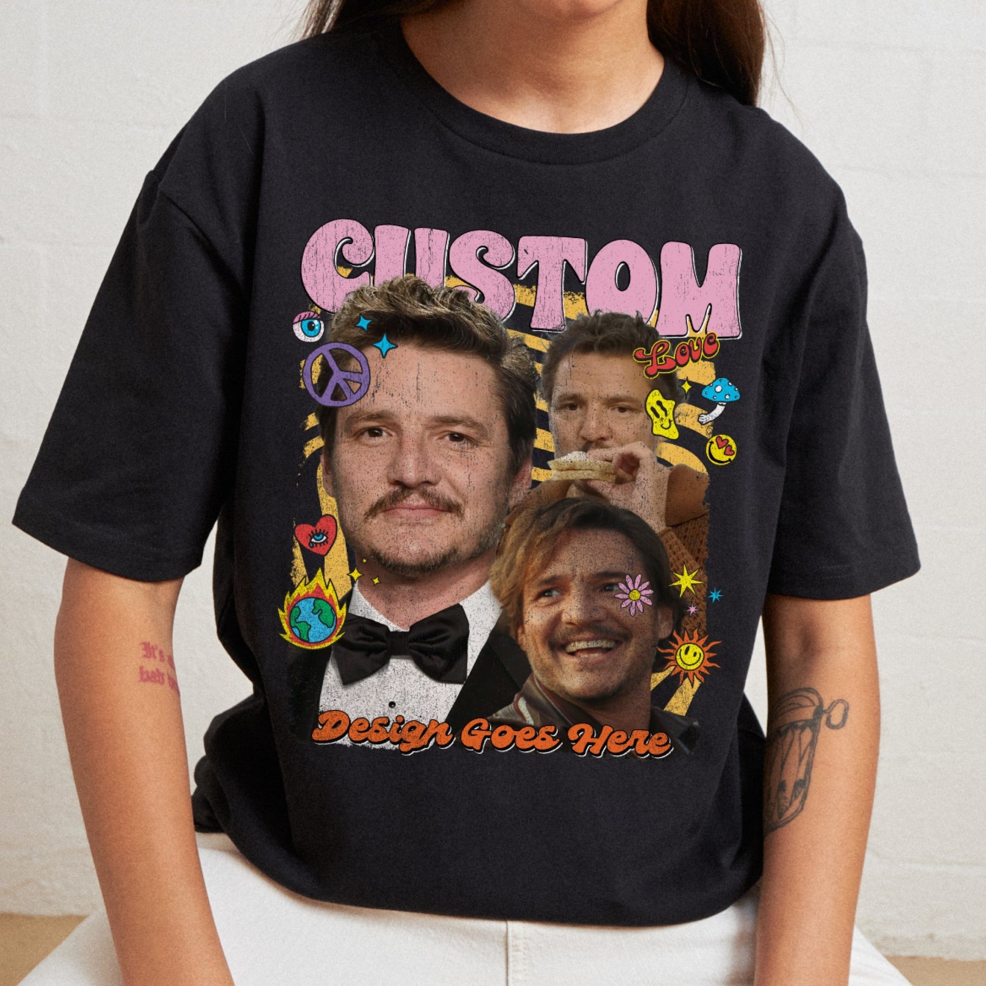 Custom Trippy Tee Unisex T-shirt, Sweatshirt, Hoodie, Long Sleeve Tee - T-Shirt, Sweatshirt, Hoodie