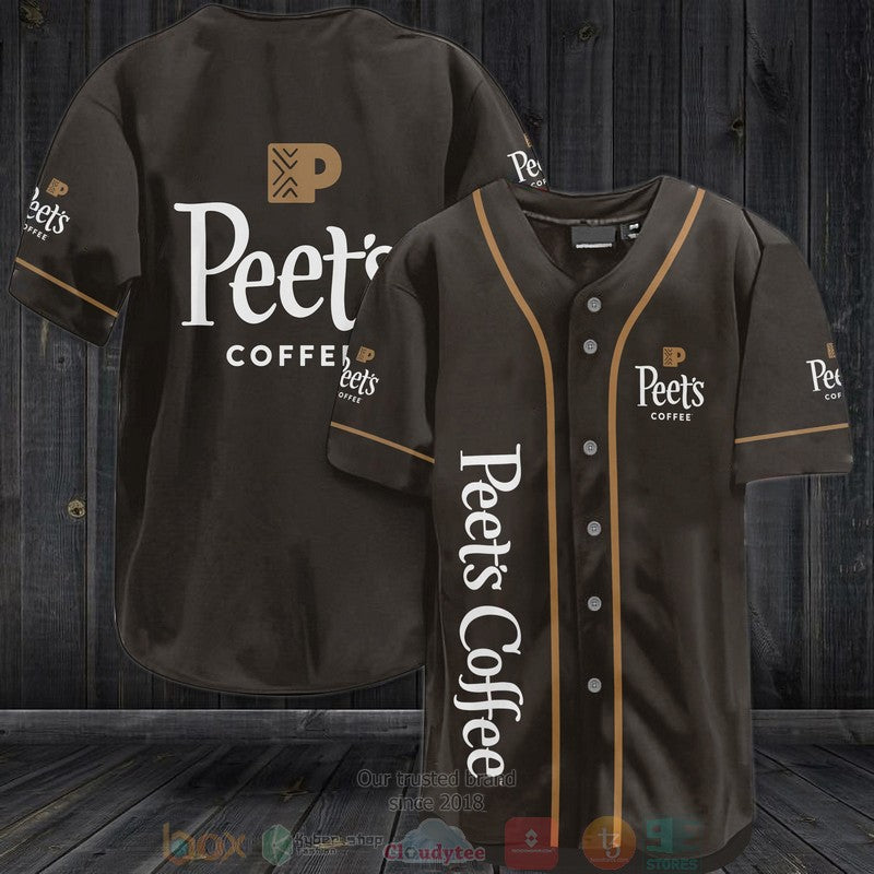 Peet's Coffee Baseball shirt baseball jersey product view 1